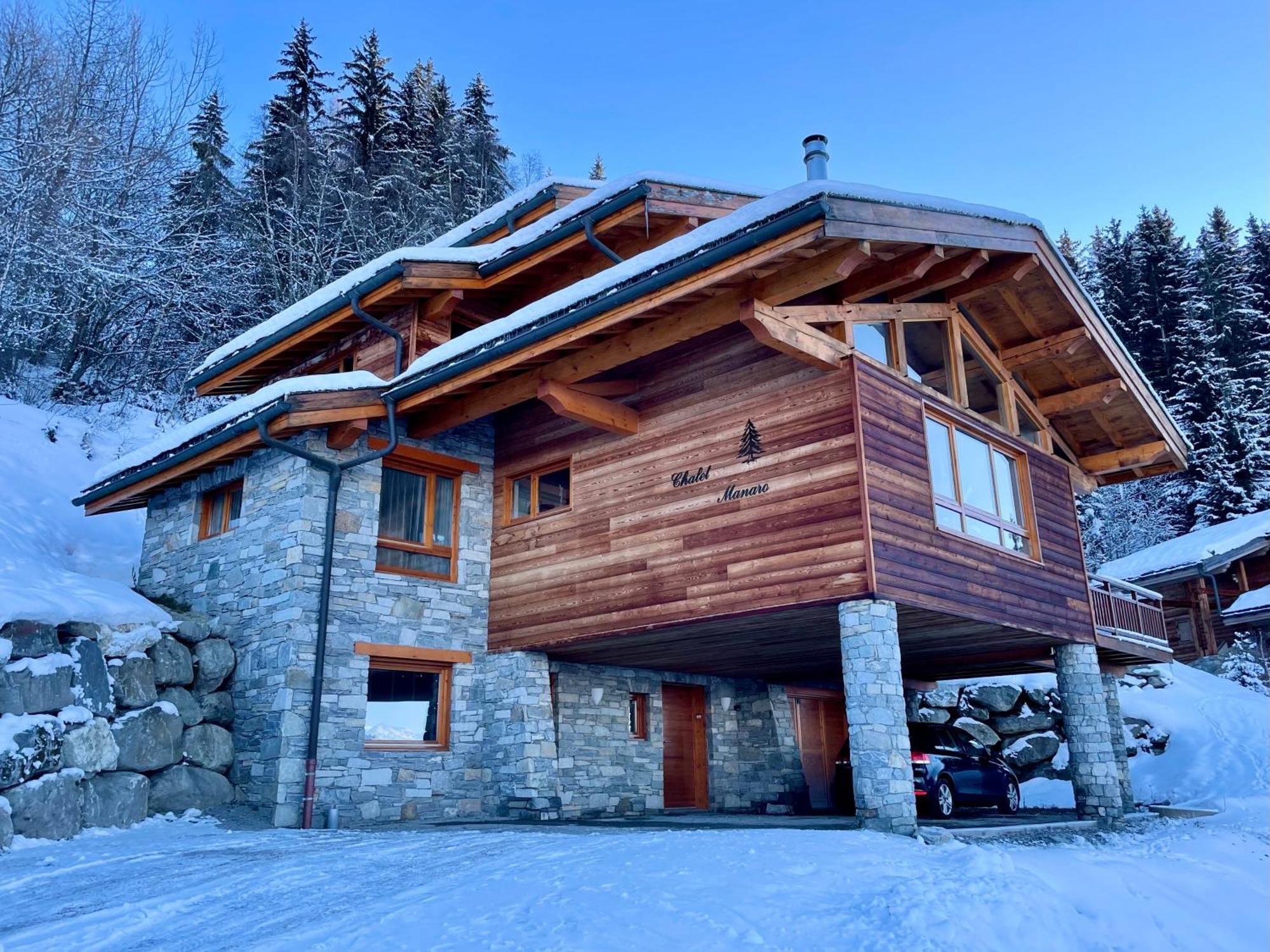 Arc 1800, Le Chalet Manaro Avec Sa Vue Panoramique Villa Bourg-Saint-Maurice Kültér fotó